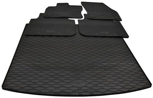 Mattenprofis Gummimatten + Gummi Kofferraumwanne Set passend für VW Tiguan Allspace ab Bj. 2017 GKK