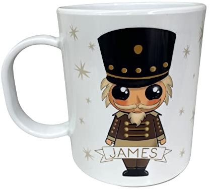 The Supreme Gift Company Personalised Kids Plastic Unbreakable Kids Cup, Cartoon Nutcracker Full Colour Toddler, BPA Free Juice Drinks Mug Full Sized.