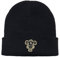 LoliMiss Anime Black Bull Embroidery Knit Beanie Mütze, Schwarz, Einheitsgröße