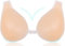 Keyck Soutiens Gorge Adhesif Dos Nu Femme Bras sans Bretelles Push-Up Silicone Soutien Gorgé Transparent Invisible Réutilisable Coque Poitrine Sticky Bra pour Mariage, Maillot Bain, Robes Bal, B Cup