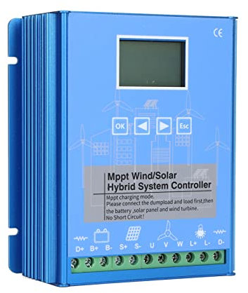 Contrôleur Hybride Solaire éolien Éolienne Solaire Hybride MPPT Boost Régulateur de Charge Contrôleur de Système de Panneaux Solaires avec Déchargeur