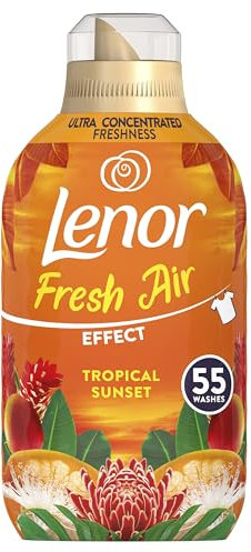 Lenor FRESH AIR EFFECT - Zweifach Konzentriert Weichspüler - TROPICAL SUNSET - 55 Waschgänge