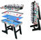 HLC Multigame Spieletisch Klappbar 4 in 1 Tischkicker Spieltisch Billardtisch Tischtennistisch Tischfußball Hockeytisch Geburtstag Weihnachten Party Geschenke 121.5x61x81.5CM