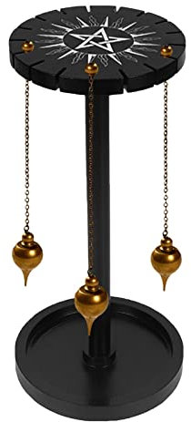 Eastuy Kristall-Pendelständer, Schwarzer Pendel-Kristall-Display-Regalständer, Tischdekoration Kristallhalterständer, Desktop-Kristallpendel-Organizer