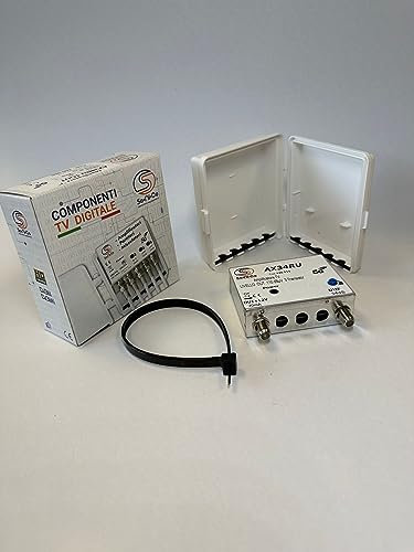 Amplificatore antenna TV da palo 5G 34dB 1OUT, livello D'Uscita 110dBµV