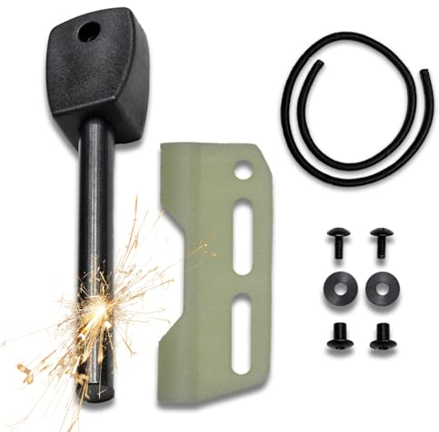 Soporte universal para cuchillos Kydex Sheiden, para exteriores, supervivencia, Bushcraft, equipo de emergencia, resistente al agua (brilla en la oscuridad)