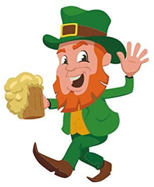 jojofuny 1stk Pinup-aufkleber Irische Partyartikel Patricks Day Dekorationen Patricks Fensteraufkleber Kleeblatt Tapete Fensterplakate Wand Dekoration Türaufkleber Karikatur Türverkleidung