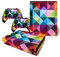 Roipin Schutzhülle für X-Box One X – einschließlich Controller-Skin und Konsolenhaut, Shell-Schutzfolie, Schutzabdeckung, komplettes Set für X-Box One X (Farbe Diamond)