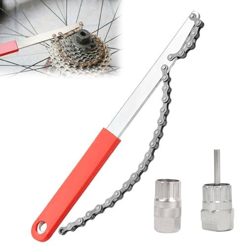 Fahrrad Kettenpeitsche, Zahnkranzabzieher, Kassetten Abzieher, Ritzelabzieher, Fahrrad Kassette Entfernungs Werkzeug, Fahrrad Innenlagerschlüssel Werkzeug, für Reparatur von Fahrrädern, 3 Stück