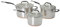 ProWare Lot de 3 casseroles à base de cuivre (casseroles de 16 cm, 18 cm et 20 cm)