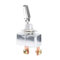 Interruttore a levetta per auto con morsetti a vite, interruttore on/off, DC 12 V, 50 A, diametro 12 mm, foro di montaggio