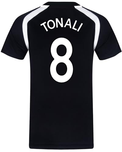 Newcastle United FC Mens Tonali 8 Poly T-Shirt Black XL