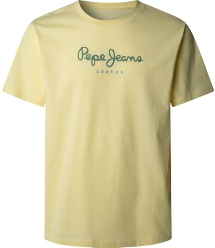 Pepe Jeans Eggo N Camiseta, Amarillo (Amarillo Brillante), XXL Hombre