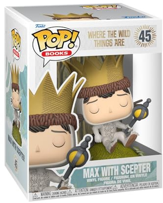 Funko POP! Premium: Where the Wild Things Are - Max with Scepter | Official Ad Icons Merch - Collectable Vinyl Figurine for Shelf Display - Birthday Gift Idea for Fans and Collectors