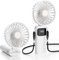 Ventilatore a Mano,Mini Ventilatore Portatile,5200mAh Ricaricabile,Piccolo Ventilatore Tascabile Con 6 Livelli di Velocità,Ventilatore USB Pieghevole a 180° per Casa,Ufficio,Scuola,Esterno,Bianco