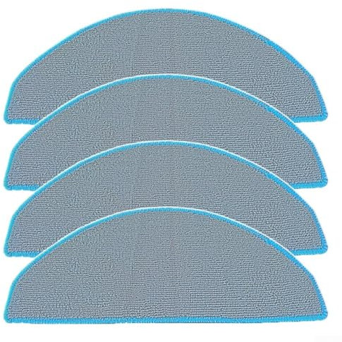 Lot de 4 serpillères en microfibre pour Roomba pour combo et pour Essential 2 4/10 conçus pour un nettoyage efficace du sol
