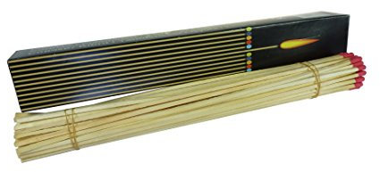 diverse 4 x 50 Stück (=200) XXL Maxi Grill und Kamin Streichhölzer, 28 cm, rote Köpfe, Grillstreichhölzer Kaminstreichhölzer, Jumbostreichhölzer