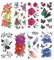 éphémères Motifs Variés et Fleurs 8 Planches