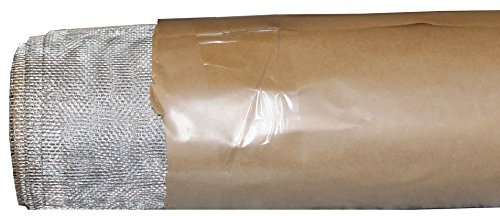 Aluminium Insektenschutz Fliegengitter Gewebe Alu-Gitter, ideal auch für Lichtschächte, robust, widerstandsfähig, zuverlässiger Schutz, Silber, 120cm x 250cm Preis pro m² = 5,97 Euro