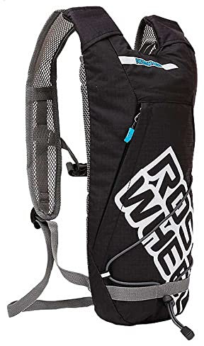 Roswheel 1,5 l leicht dünn & Atmungsaktiv Hydration Rucksack mit 2 l High Qualität Wasser Blase, schwarz