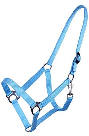 ARBO-INOX® Halfter mit Schiebeschnalle Stallhalfter Basic (Mini Shetty, hellblau)