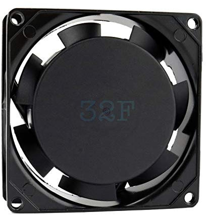 32F Ventilador 80 mm 80 x 80 x 25 2500 RPM 220 V 230 V 240 V 0,16 A AC Air Fan 8 cm 80 mm axial Refrigeración 80 x 80 x 25