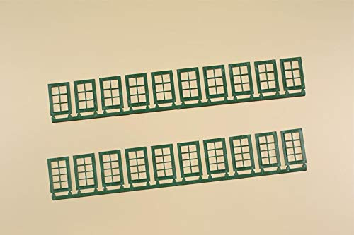 Auhagen 80224 Windows Q, R, green
