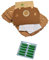 10 Staubsaugerbeutel + 10 Duftstäbchen geeignet für Vorwerk Tiger 250, 251, 252