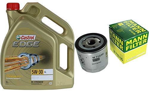 Filter Set Inspektionspaket 5 Liter Motoröl EDGE Titanium FST 5W-30 LL MANN-FILTER Ölfilter
