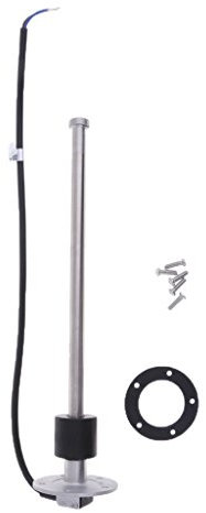 Tenlacum Marine Boat Truck RV Water Level Gauge Sensor Fuel Sending Unit 0~190 ohm- 100mm 150mm 200mm 250mm 300mm (200mm)