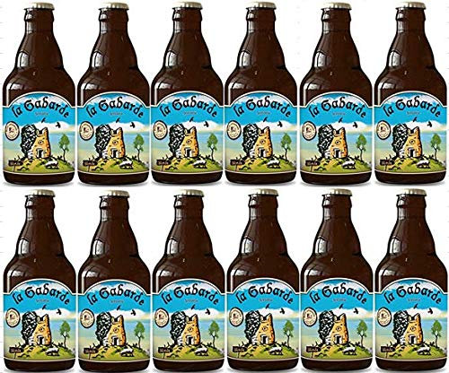 Bières Artisanales Blonde BIO la Gabarde en carton de 12 bouteilles de 33cl.