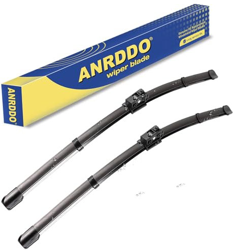 2 Scheibenwischer Fabrik-Ersatz für MBZ C-Klasse und GLC-Klasse 2015–2020 W205 C205 A205 Original-Ersatz-Wischerblatt – 55,9 cm/55,9 cm (2 Stück) Top Lock