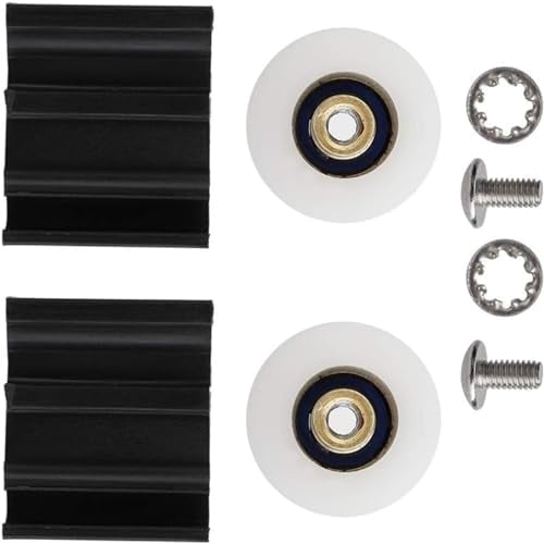 Baverta Gewächshaus Tür Räder,22mm Gewächshaus Türrollen Hallen Türrad Ersatz Kits Für Gewächshaus