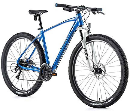 Fahrrad Muscular MTB 29 Leader Fox esent 2021 blau 7 V Rahmen 18 Zoll (Größe Erwachsene 170 bis 178 cm)