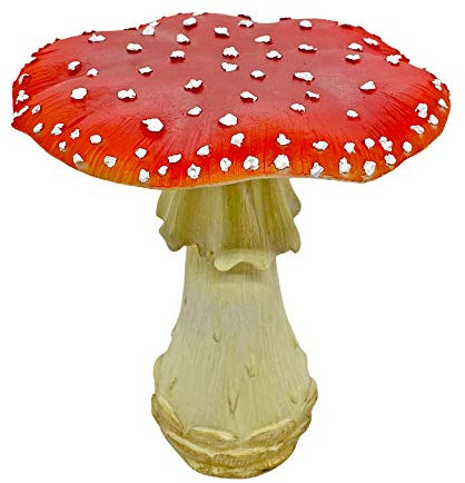Large Red & White Garden Toadstool/Mushroom Ornament