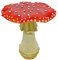Large Red & White Garden Toadstool/Mushroom Ornament