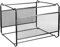 SECALIFE Suspension File Folder Box, Metal Mesh Hanging File Organiser Box Crate Folder Holder for A4 Suspension File, A4 Size Office Box
