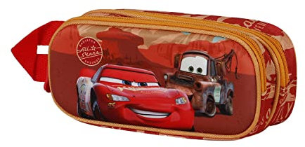 Cars 3 Desert Road-3D Doppelfedermäppchen, Mehrfarbig