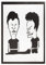 moreno-mata Echtes Handgemachtes Graffiti Beavis und Butt... TV Serien Aesthetic Poster & Kunstdrucke Bilder Plakat Handmade Deko Wandbilder Wohnzimmer Wanddeko Geschenke für Männer und Frauen