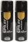 H HANSEL HOME Pintura Spray Negro Brillo 400 Ml - Pack de 2 Unidades