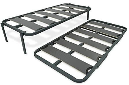 Somnia Descanso - Canguro Reforzado Completo, Cama Nido Anti-Ruido con 2 Somieres de Láminas Anchas de 90 x 190