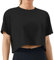THE GYM PEOPLE Damen Sport Crop Top Kurzarm Lockeres Basic Fitness Shirt Bauchfrei Sommer Yoga Laufen Training Oberteil