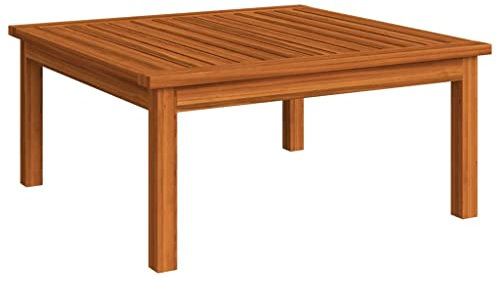 FIRBNUS Garten-Beistelltisch 63x63x30 cm Akazie Massivholz Gartentische Outdoor Beistelltisch Lounge Tisch Outdoor Holztisch Garten Beistelltisch Outdoor Beistelltisch Holz Balkontisch Holz