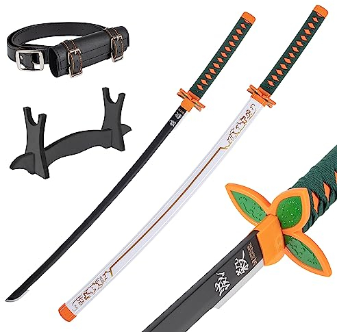 Bambus Anime Katana Cosplay Schwert, Katana Inspiriert Demon Slayer Schwert 105cm / 41 Zoll Hashira Pillars & Protagonist Katana, eine Vielzahl von Stilen zur Auswahl (Shinobu Kocho2)