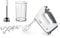 BOSCH Mixeur plongeant MFQ37470 en acier inoxydable