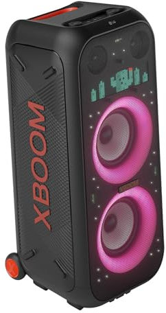 LG XBOOM La Bestia XL9T - Altavoz de Gran Potencia, Bluetooth, USB, Funciones DJ, Karaoke, Iluminación LED, Amplia Conectividad, 2 Altavoces, Negro
