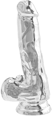 Toyjoy Clear Dildo with Balls 6 Inch