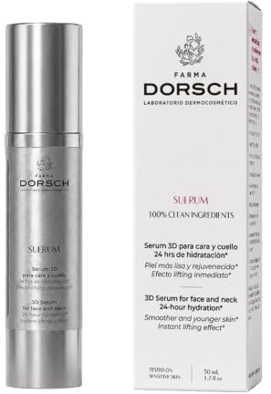 FARMA DORSCH – Hyaluron Serum | 24H Tiefenhydration | Sofortiger Lifting-Effekt | Straffere und festere Haut | 50 ml