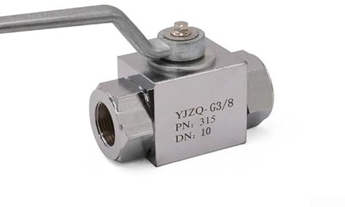 YUANGANG Hochdruck-Kugelhahn, Karbonstahl, Hydraulik, Hochdruck-Absperrkugelhähne, Ersatzteile (3/8)