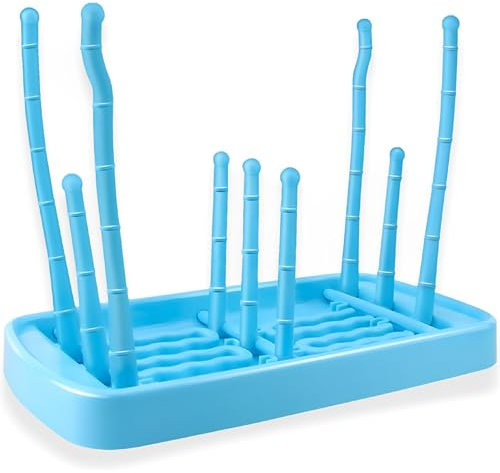 LQIOACU 1 PCS babyflaschen trockenständer abtropfgestell babyflaschen flaschenständer zum abtropfen flaschen trockenständer Trockenständer für Babyflaschen mit Abtropfschale